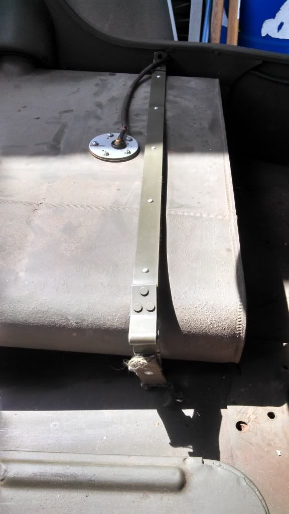 Fuel tank strap for 54 WILLYS CJ3B
