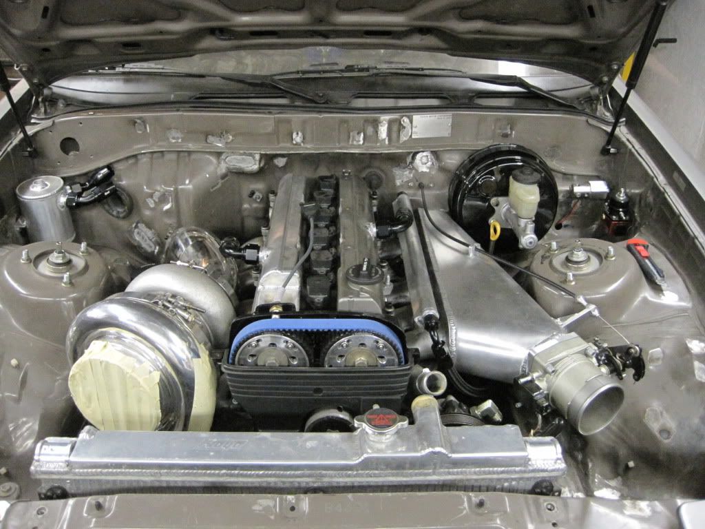 Just need to figure out how to run my intercooler piping now :P
