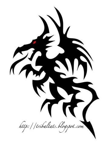 tribal,tattoos,dragon tattoos,dragon,tattoo design