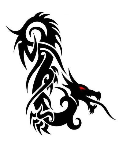 tribal,tattoos,dragon tattoos,dragon,tattoo design