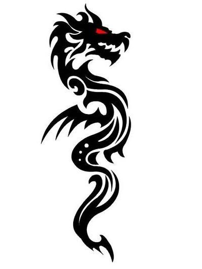 Free Tribal Tattoos on Tribal Tattoos Dragon Tattoos Dragon Tattoo Design Tribal Tattoos