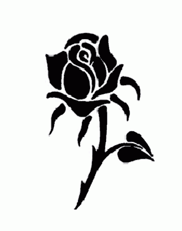 rose tattoos,rose tattoo design,tribal rose tattoo