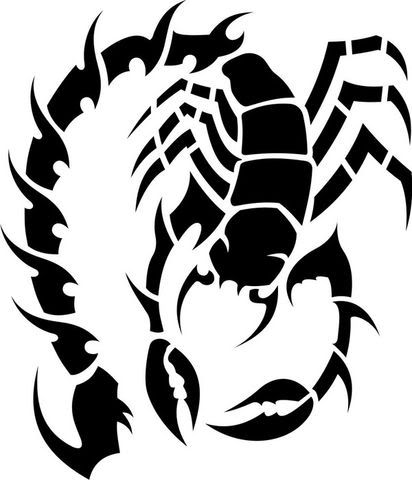 scorpion tattoo design