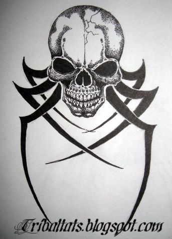 Label: Tattoo Drawings of Skulls