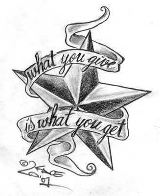 star tattoos with quotes. nautical star Tattoo