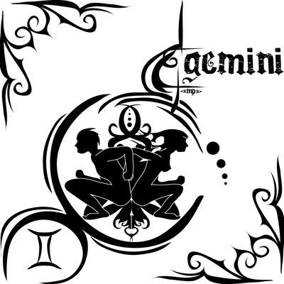 Gemini Zodiac Tattoos on Astrological Sign Of Gemini Tattoos   Zodiac Symbol Tattoos