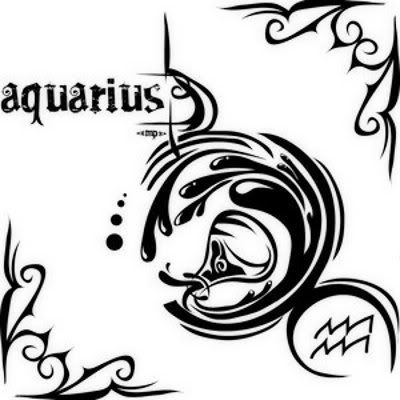aquarius tattoo symbol aquarius tattoo tribal aquarius tattoo 10