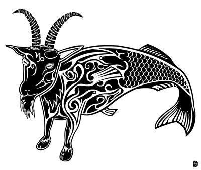 Capricorn Tattoo Design