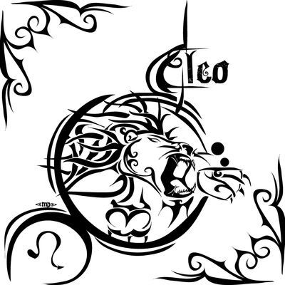 Leo Sign Tattoos. Astrological Sign Leo Tattoos