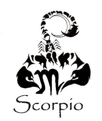 Scorpio constellation tattoo