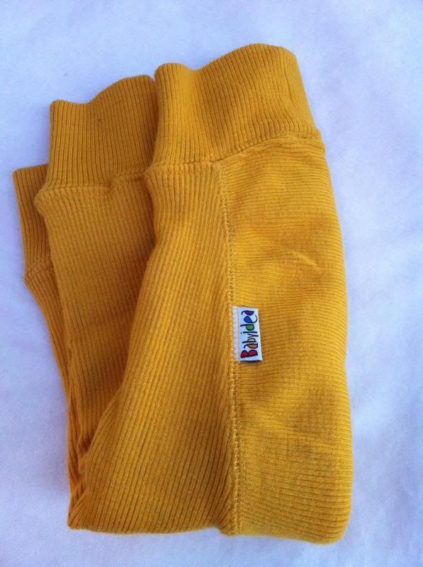 Yellow Babyidea Wool Longies- medium