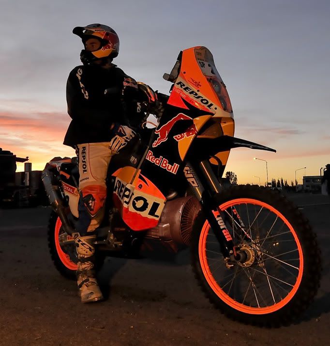 KTM Test Rotary for Dakar