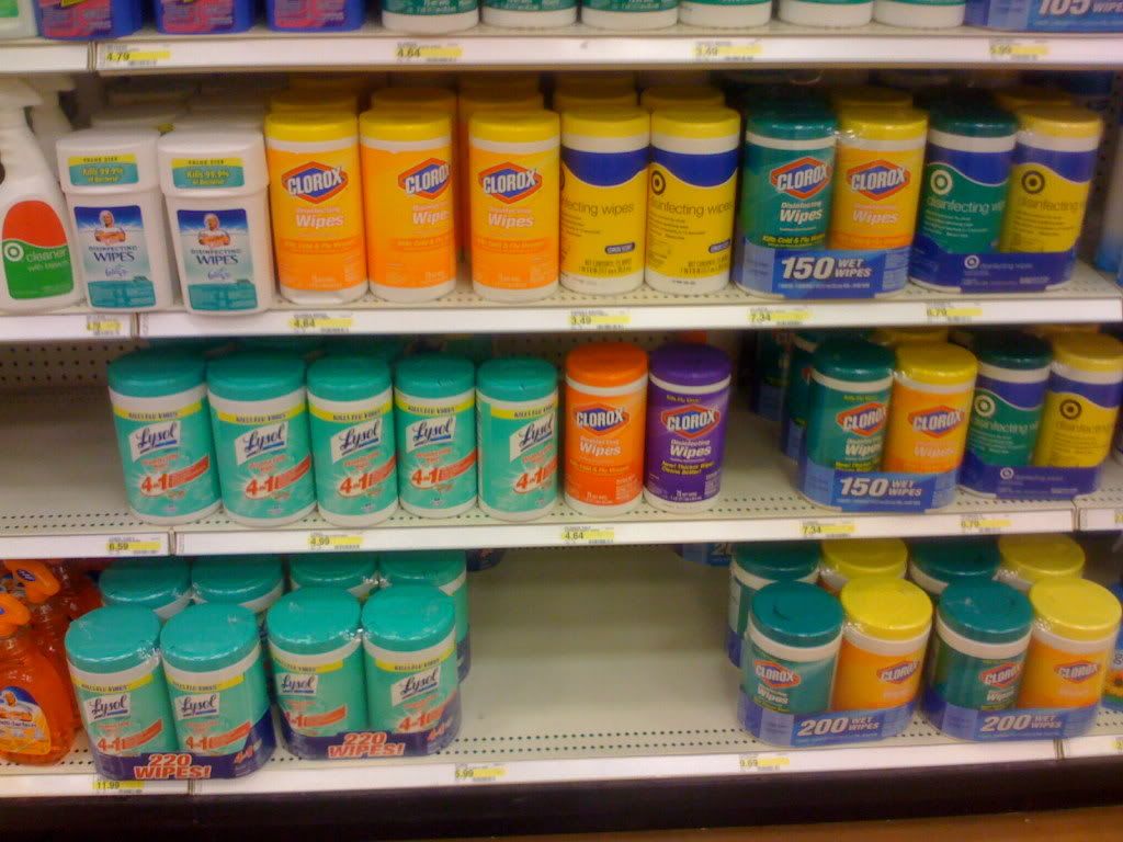 Target Cleaning Aisle More WIpes Photo by marthajtrotter Photobucket