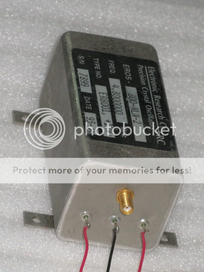 High 4.8mhz Frequency Reference Standard Oscillator SMA  