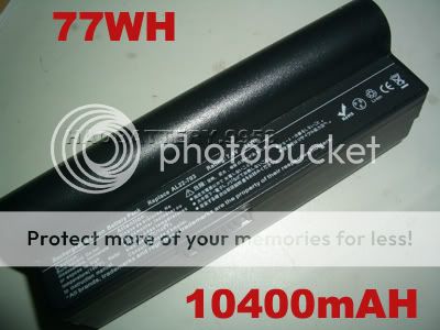 new 77WH battery AL22 703 FOR asus eee pc 900a pc900ha  