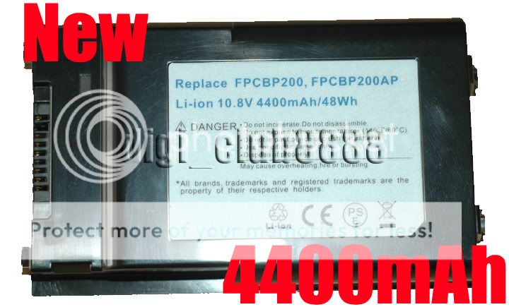 new replacement fujitsu fpcbp200 battery for lifebook t1010 t5010 