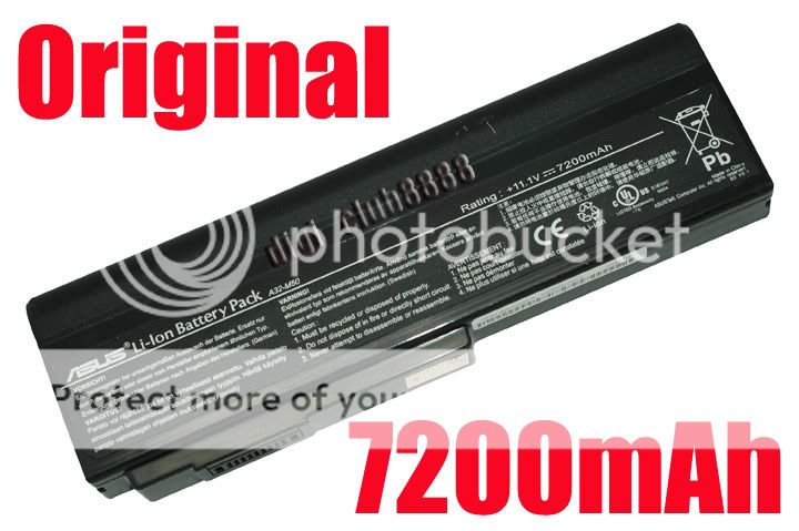 7200mAh Original Battery ASUS A32 M50 M50V M50Q L50 G50  