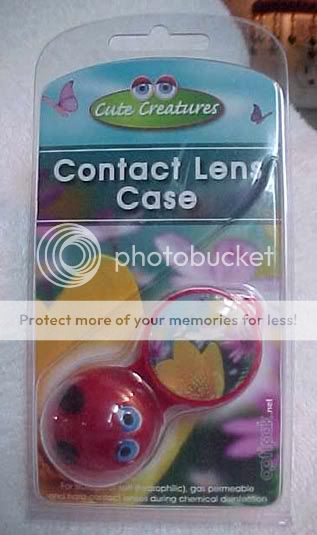 LADY BUG CONTACT LENS CASE by Cute Creatures.  