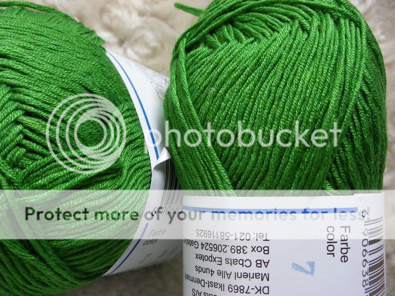 Skeins Bamboo Cotton Yarn;Sport;100g;Dark Green 7  
